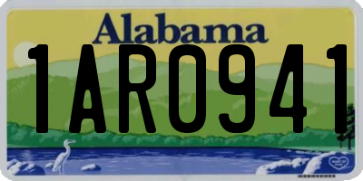 AL license plate 1AR0941
