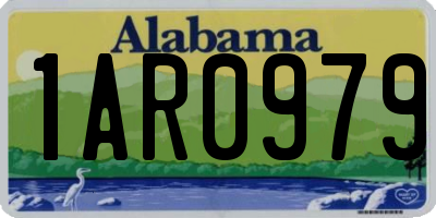 AL license plate 1AR0979