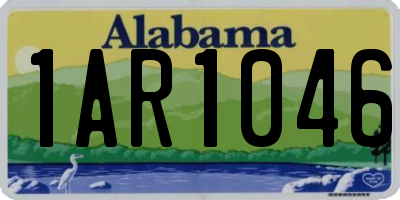 AL license plate 1AR1046