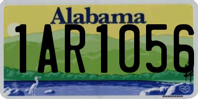 AL license plate 1AR1056