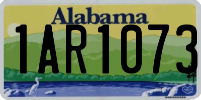 AL license plate 1AR1073