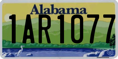 AL license plate 1AR1077