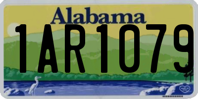 AL license plate 1AR1079