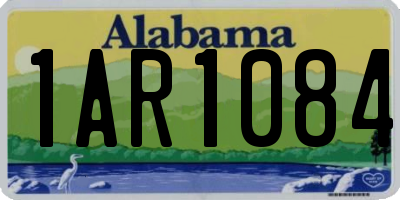 AL license plate 1AR1084