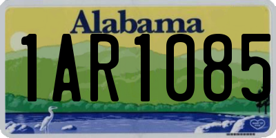 AL license plate 1AR1085