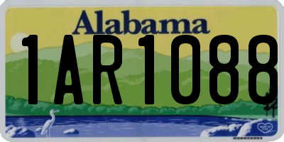 AL license plate 1AR1088