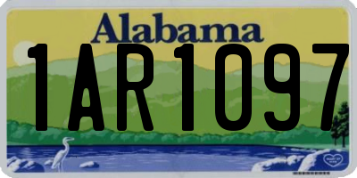AL license plate 1AR1097