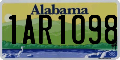 AL license plate 1AR1098