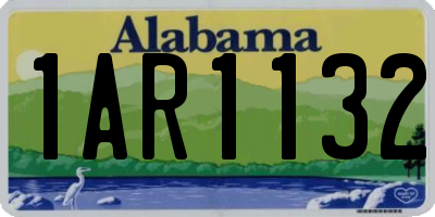 AL license plate 1AR1132