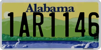 AL license plate 1AR1146
