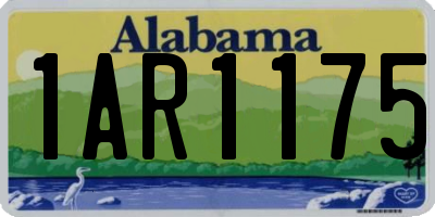 AL license plate 1AR1175
