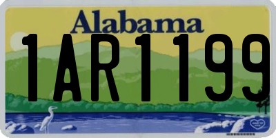 AL license plate 1AR1199