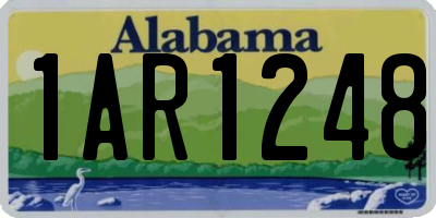 AL license plate 1AR1248