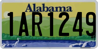 AL license plate 1AR1249