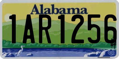 AL license plate 1AR1256