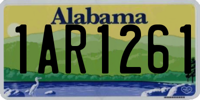 AL license plate 1AR1261