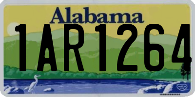 AL license plate 1AR1264