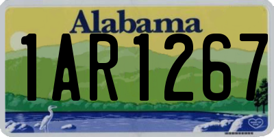 AL license plate 1AR1267