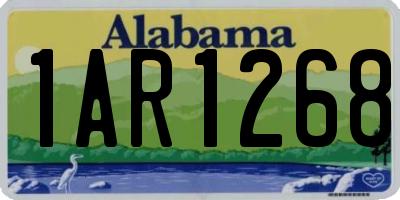 AL license plate 1AR1268