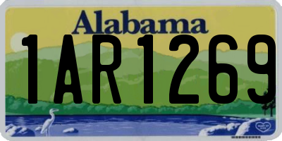 AL license plate 1AR1269