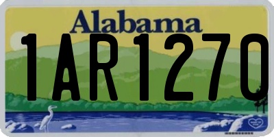 AL license plate 1AR1270