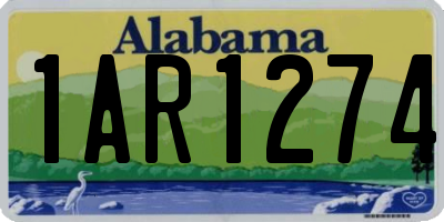 AL license plate 1AR1274