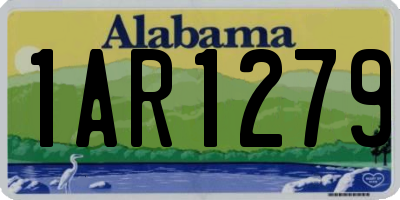 AL license plate 1AR1279