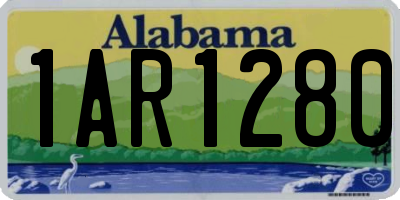 AL license plate 1AR1280