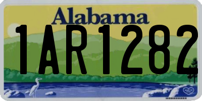 AL license plate 1AR1282