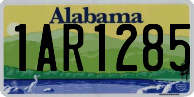 AL license plate 1AR1285