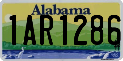 AL license plate 1AR1286