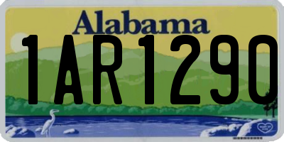 AL license plate 1AR1290