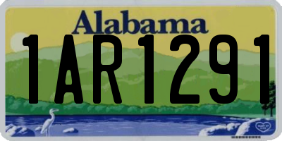 AL license plate 1AR1291