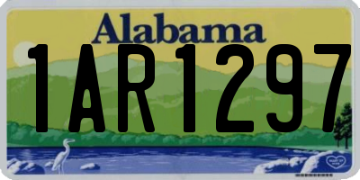 AL license plate 1AR1297