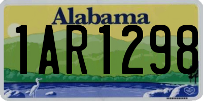 AL license plate 1AR1298