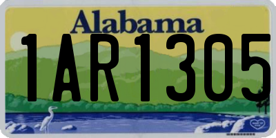 AL license plate 1AR1305