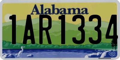 AL license plate 1AR1334