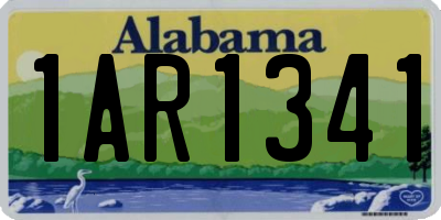 AL license plate 1AR1341