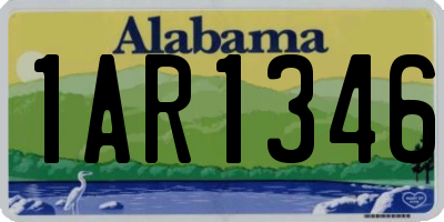 AL license plate 1AR1346