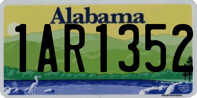 AL license plate 1AR1352