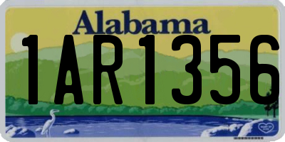 AL license plate 1AR1356
