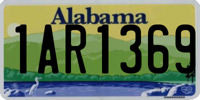 AL license plate 1AR1369