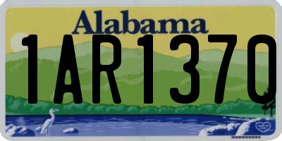 AL license plate 1AR1370