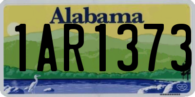 AL license plate 1AR1373