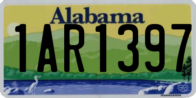 AL license plate 1AR1397