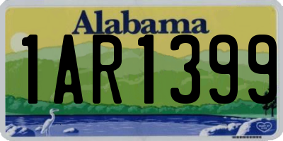 AL license plate 1AR1399