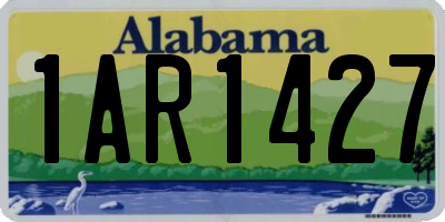 AL license plate 1AR1427