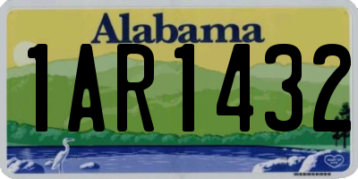 AL license plate 1AR1432