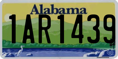 AL license plate 1AR1439
