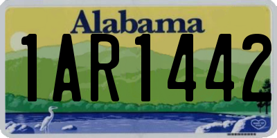 AL license plate 1AR1442